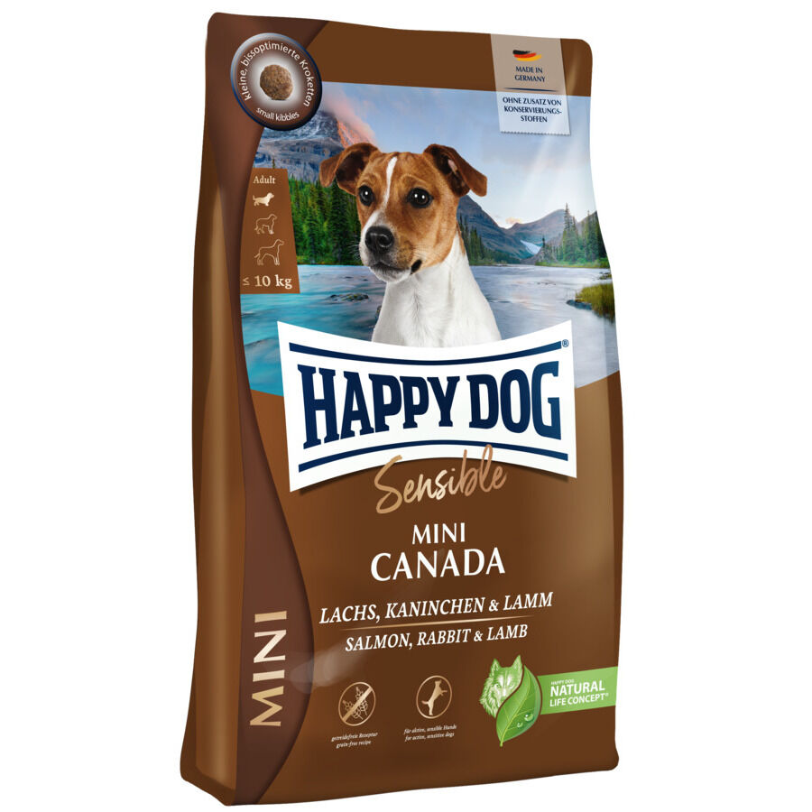 4 kg Happy Dog Adult Mini Canada ra&ccedil;&atilde;o para c&atilde;es, , large Imagem n&uacute;mero 1