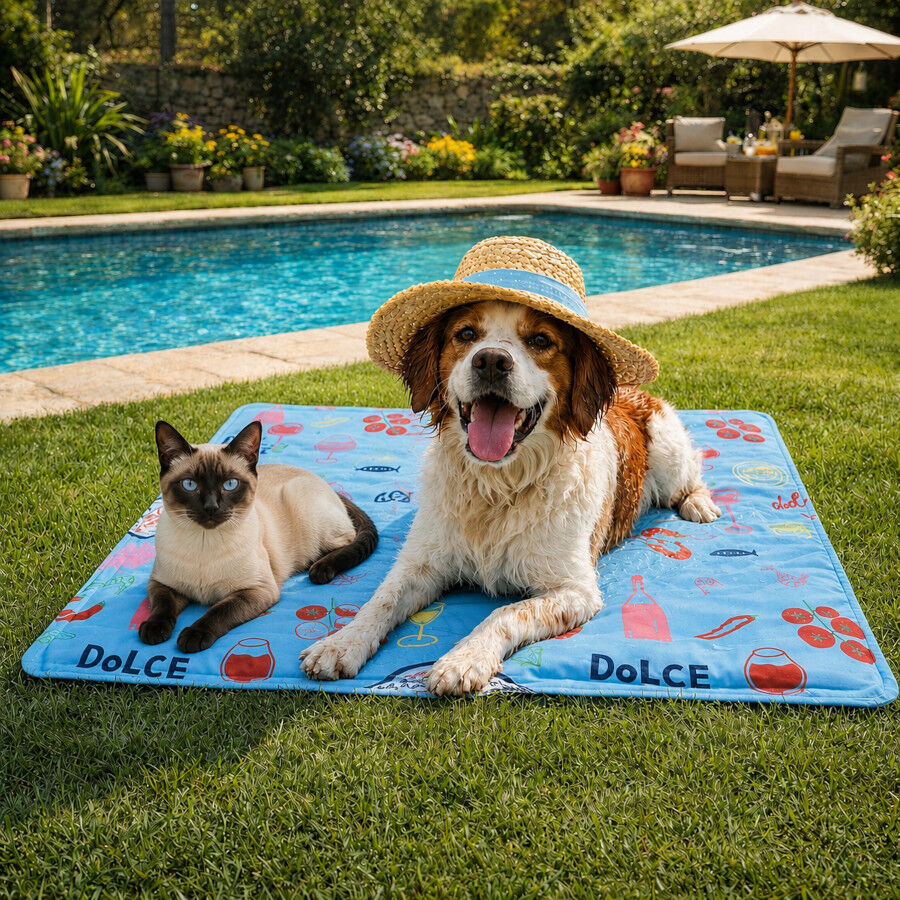 Summer Vibes Cool Mat Dolce Vita Tapete Refrescante para c&atilde;es, , large Imagem n&uacute;mero 1