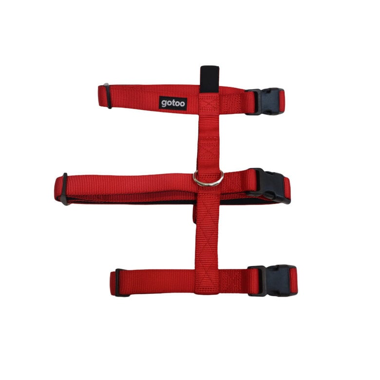 Gotoo Arnês antievasão vermelho para cães,  Imagem número 1 Gotoo Arnês antievasão vermelho para cães, , large Imagem número 1