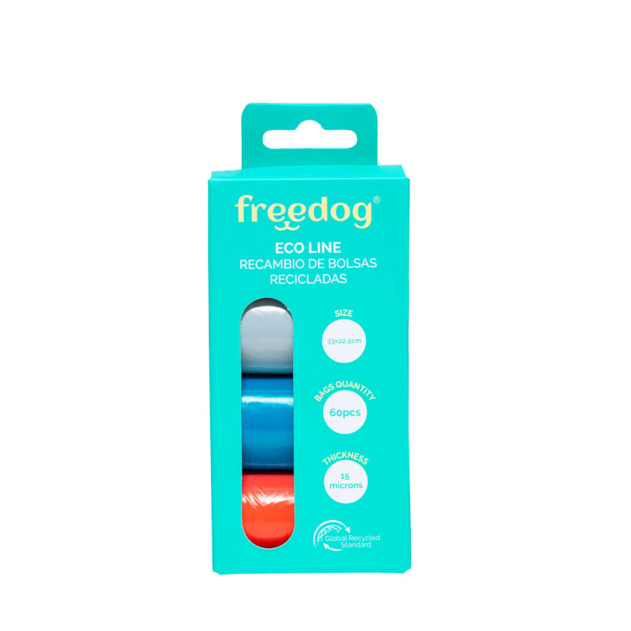 Freedog Eco Line Sacos higi&eacute;nicos coloridos sortidos para c&atilde;es, , large Imagem n&uacute;mero 2