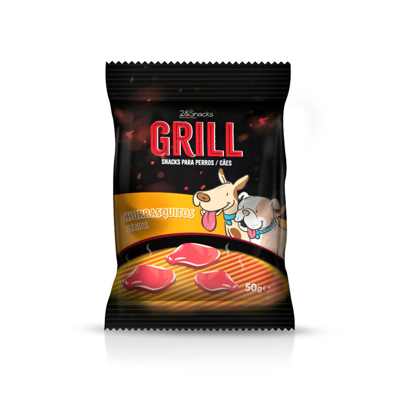50 g 2eSnacks Churrasquitos Grill de Carne para cães,  Imagem número 1 50 g 2eSnacks Churrasquitos Grill de Carne para cães, , large Imagem número 1