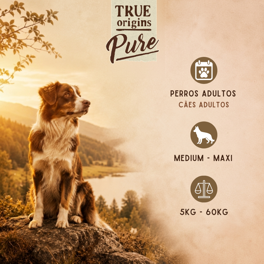 12 kg True Origins Pure Salm&atilde;o ra&ccedil;&atilde;o para c&atilde;es, , large Imagem n&uacute;mero 4