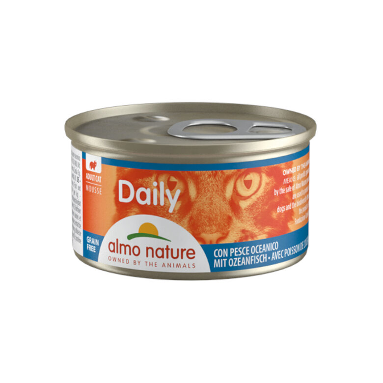 Almo Nature Daily Mousse de Peixe lata para gatos, , large image number null