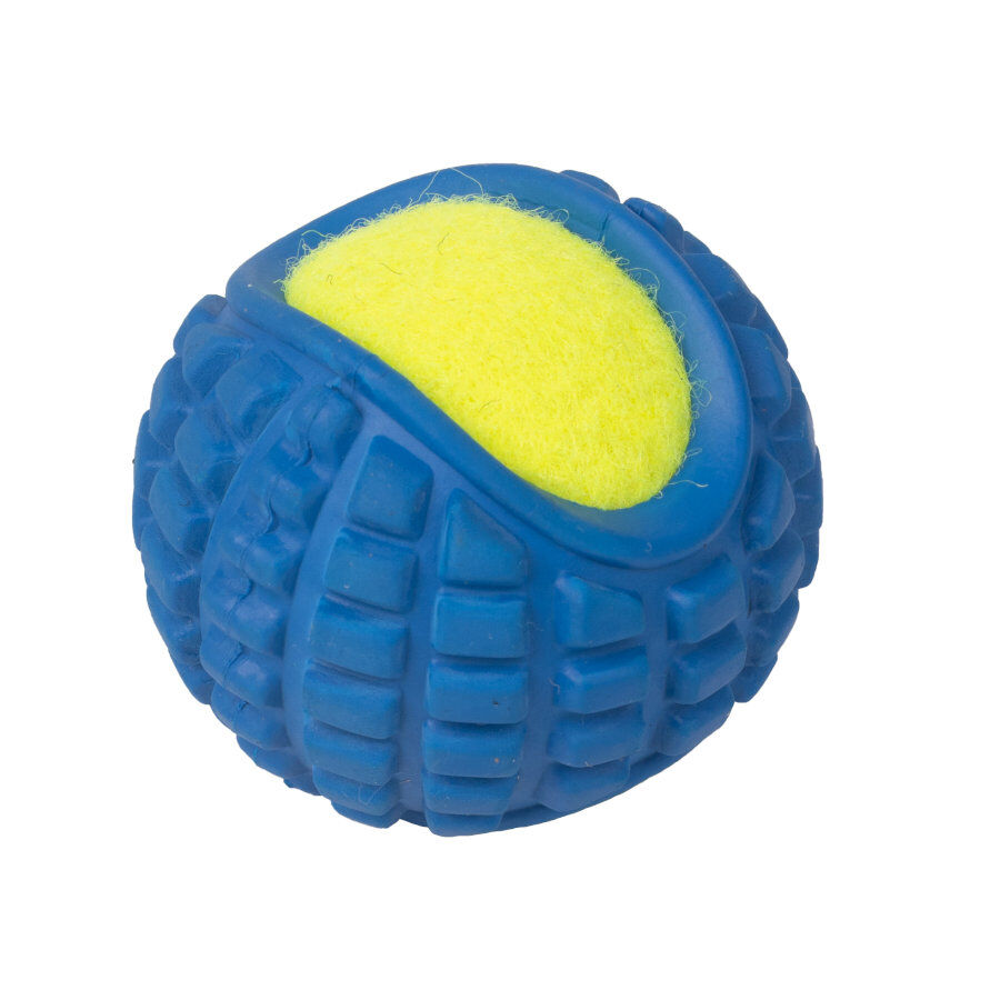Tootoy! 2 in 1 tennis ball Blue Bola de T&eacute;nis Azul para c&atilde;es, , large Imagem n&uacute;mero 1