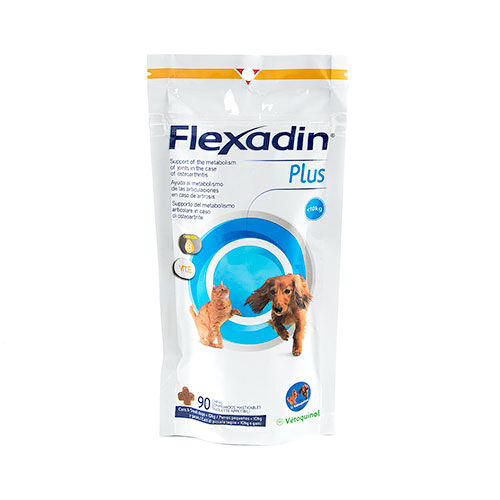 Vetoquinol Flexadin Plus suplemento perros y gatos Imagem n&uacute;mero 1
