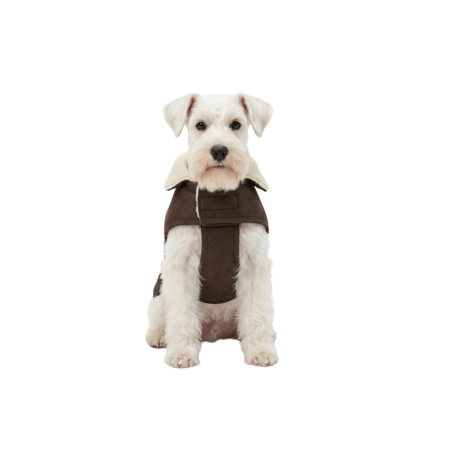 Gotoo Casaco Castanho com Efeito de Pele para c&atilde;es, , large Imagem n&uacute;mero 7