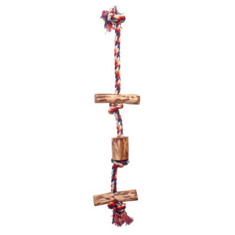 Sun Parrots cuerda de algodón y maderas para loros Imagem número 1 Sun Parrots cuerda de algodón y maderas para loros Imagem número 1