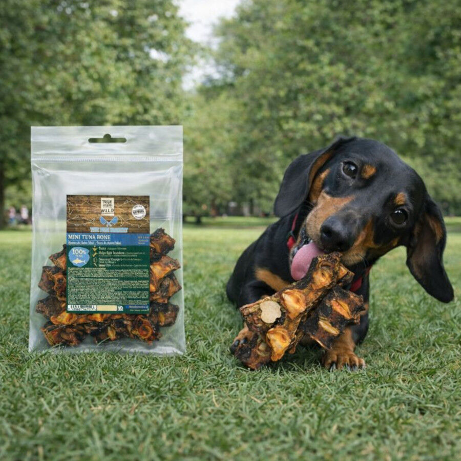 2 uds. True Origins Hueso Mini de At&uacute;n Snack para perros, , large Imagem n&uacute;mero 1