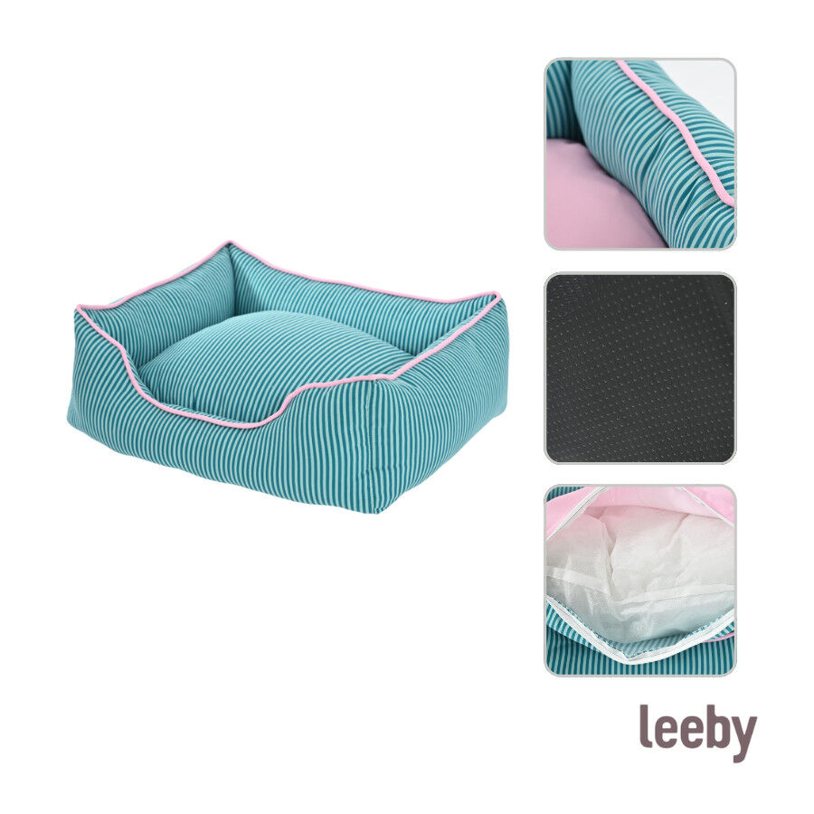 Leeby Cama riscas finas para c&atilde;es, , large Imagem n&uacute;mero 7
