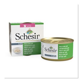 Schesir Kitten Frango com Aloé lata para gatos,  Schesir Kitten Frango com Aloé lata para gatos