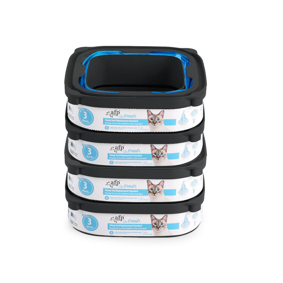 All For Paws Go Fresh Recarga de sacos pretos para gatos, , large Imagem n&uacute;mero 2