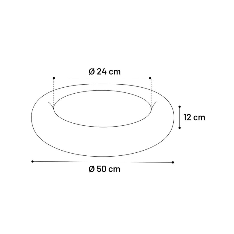 Flamingo Alba Redonda Branca cama para cães e gatos,  Imagem número 3 Flamingo Alba Redonda Branca cama para cães e gatos, , large Imagem número 3