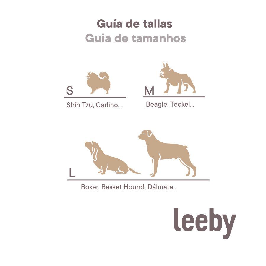 Leeby Cama Redonda Anti Stress de Pelo Cinzento para c&atilde;es, , large Imagem n&uacute;mero 4