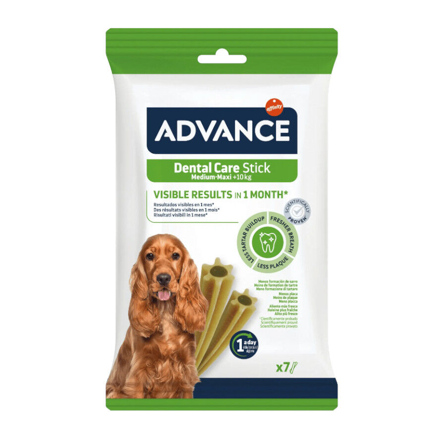 7 sticks Affinity Advance Snacks Dental Care Medium para c&atilde;es, , large Imagem n&uacute;mero 1