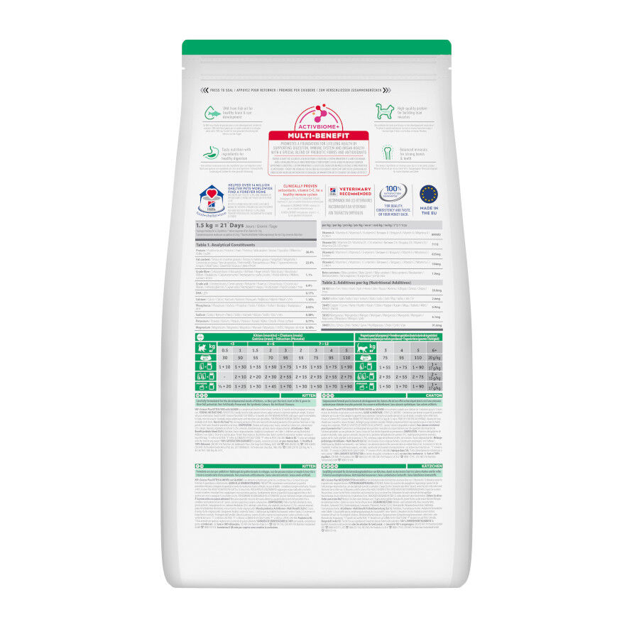 1.5 kg Hill's Science Plan Ra&ccedil;&atilde;o de salm&atilde;o para gatinhos, , large Imagem n&uacute;mero 12