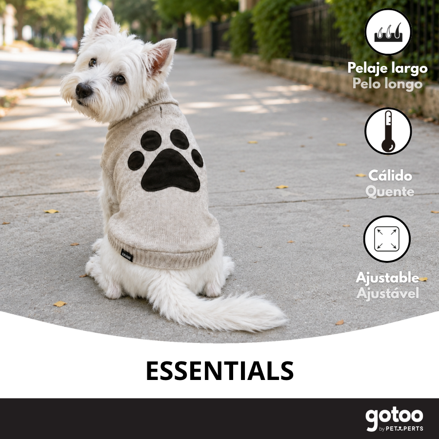 Gotoo Camisola de Malha Castanha para c&atilde;es, , large Imagem n&uacute;mero 6