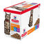 24 saquetas x 85 g Hill's Science Plan Adult Frango, Peixe Azul e Carne em Molho para Gatos Pack poupan&ccedil;a!, , large Indicador imagem n&uacute;mero 1