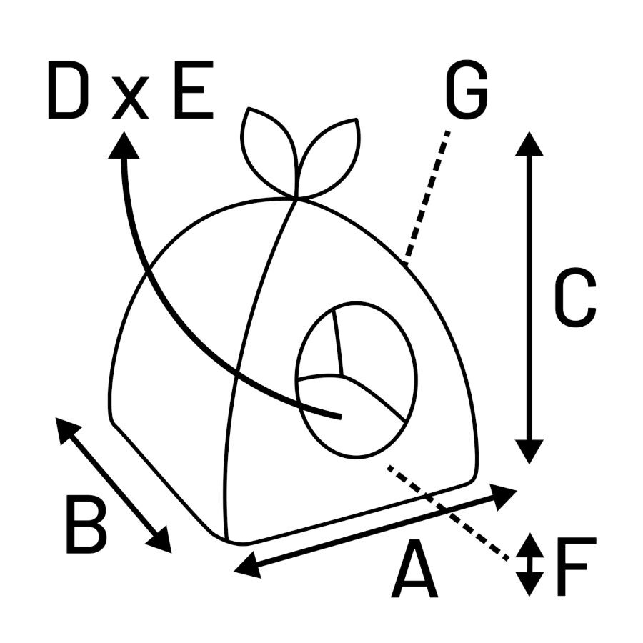 13 x 13 cm Flamingo Helga Amarilla casa para h&aacute;msteres, , large Imagem n&uacute;mero 2
