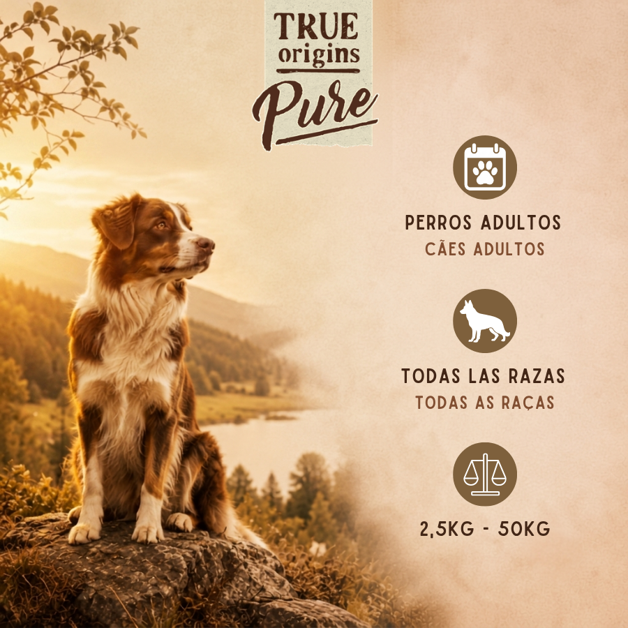 300 g True Origins Pure Adult Gently Coocked Comida h&uacute;mida de peru e batata em saqueta para c&atilde;es, , large Imagem n&uacute;mero 4