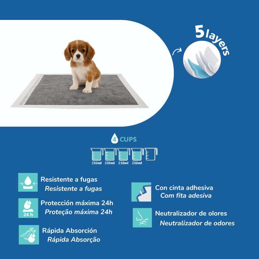 Nice Care Resguardos com carb&atilde;o ativado para c&atilde;es, , large Imagem n&uacute;mero 2