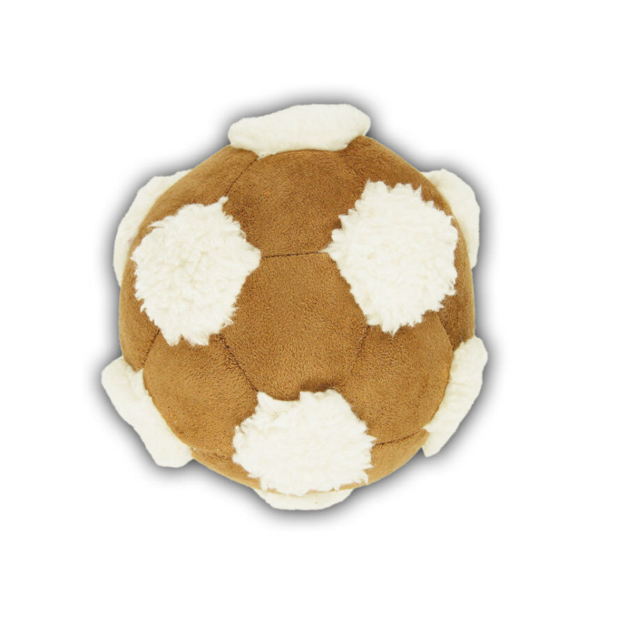 Tootoy! Comfy Football  Beige Bola de Peluche para c&atilde;es, , large Imagem n&uacute;mero 2