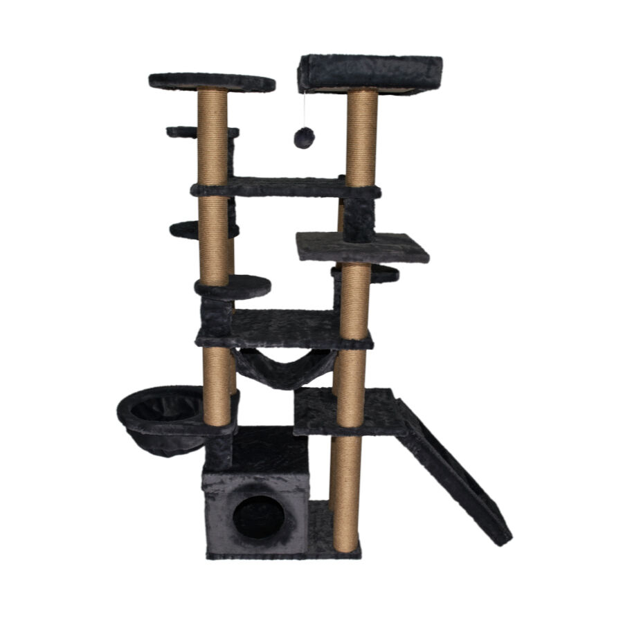 Catshion Roma &Aacute;rvore Arranhador Grande Cinzento para gatos, , large Imagem n&uacute;mero 1