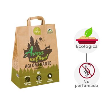 TK-Pet Areia Natural Aglomerante para gatos