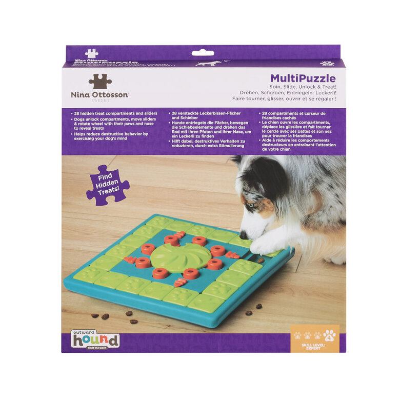 Outward Hound Nina Ottosson Multi Puzzle de Inteligência para cães,  Imagem número 7 Outward Hound Nina Ottosson Multi Puzzle de Inteligência para cães, , large Imagem número 7
