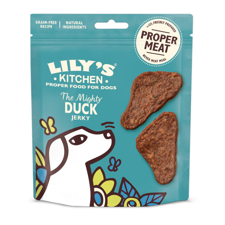 70 g Lily's Kitchen Filetes Mini de Pato para cães,  Imagem número 1 70 g Lily's Kitchen Filetes Mini de Pato para cães, , large Imagem número 1