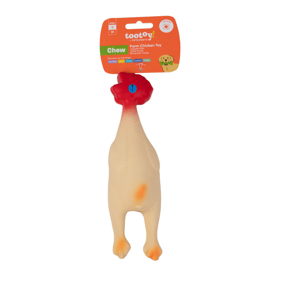 Tootoy! Chew Brinquedo galinha de quinta para c&atilde;es, , large Imagem n&uacute;mero 8