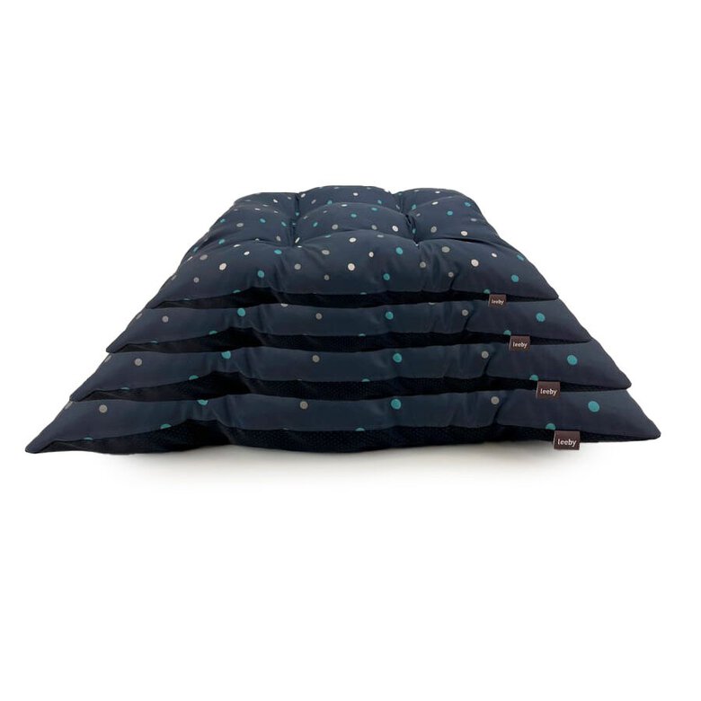 Leeby Almofada Acolchoada Azul com Pontos para cães,  Imagem número 1 Leeby Almofada Acolchoada Azul com Pontos para cães, , large Imagem número 1