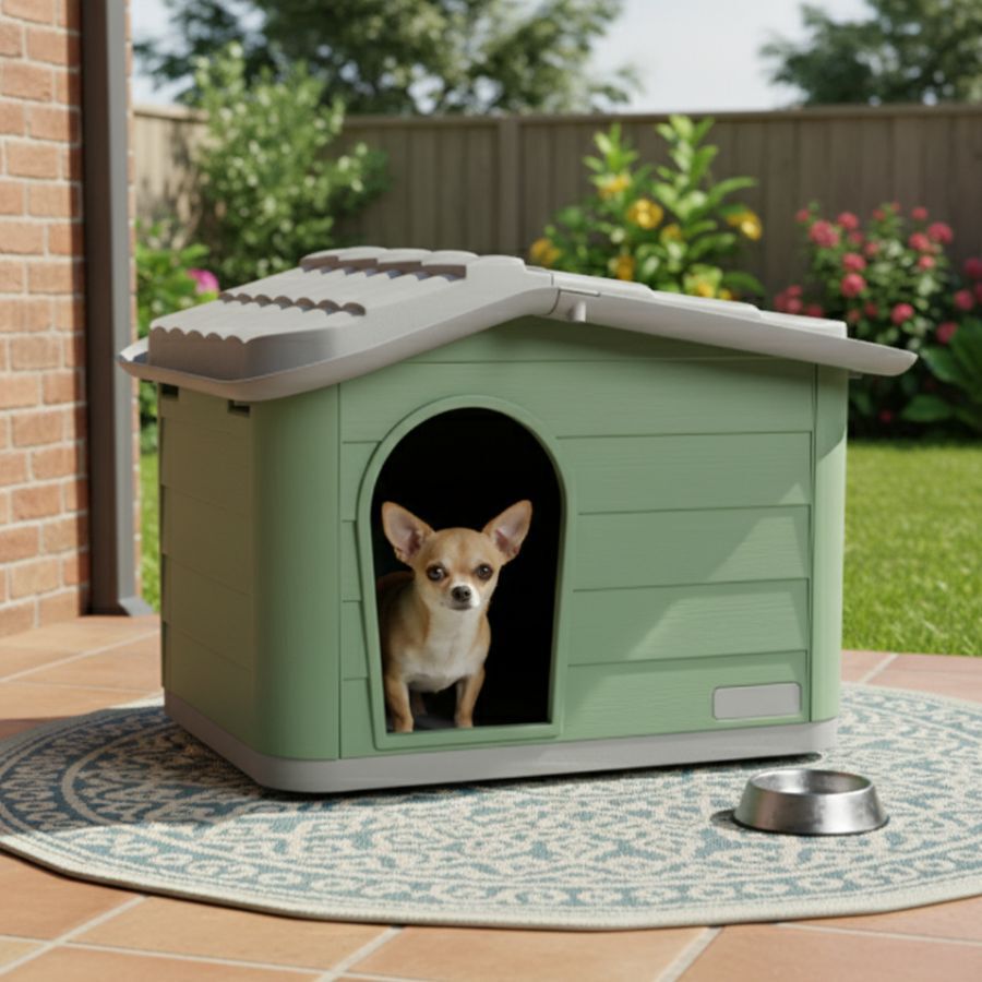 Nayeco Eco Line Casota desmont&aacute;vel na cor s&aacute;lvia para c&atilde;es, , large Imagem n&uacute;mero 1