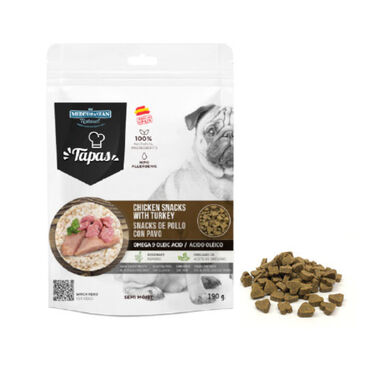 Mediterranean Natural Biscoitos Tapas Gourmet Frango e Peru para cães