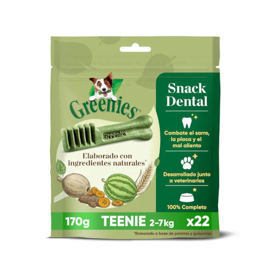 22 sticks Greenies Snacks Dent&aacute;rios Naturais Teenie para c&atilde;es Toy, , large Imagem n&uacute;mero 1