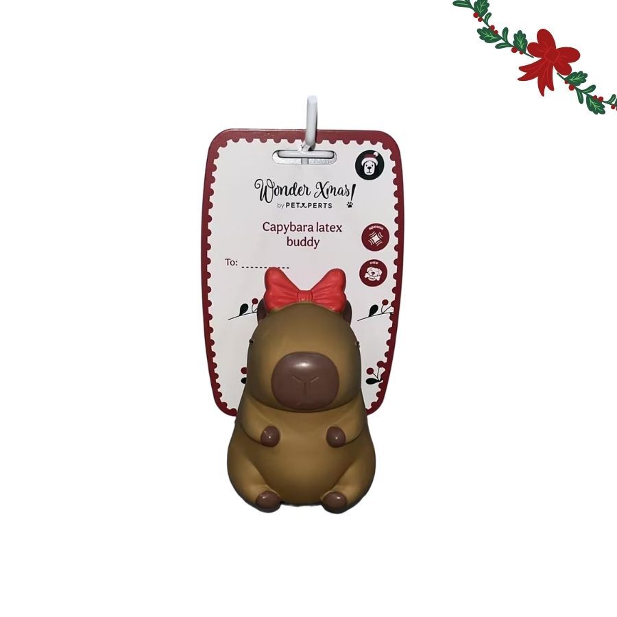 Wonder Christmas Capivara L&aacute;tex Peluche para c&atilde;es, , large Imagem n&uacute;mero 6
