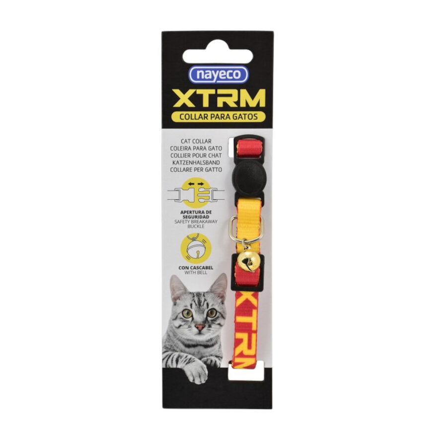 Nayeco X-Trm Neon Flash Rojo coleira para gatos , , large Imagem n&uacute;mero 2