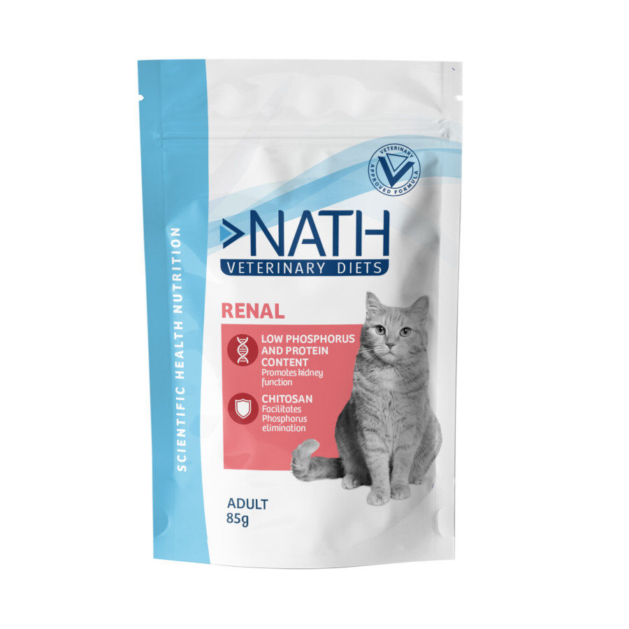 85 g Nath Veterinary Diets Renal Alimento h&uacute;mido em saqueta para gatos, , large Imagem n&uacute;mero 1