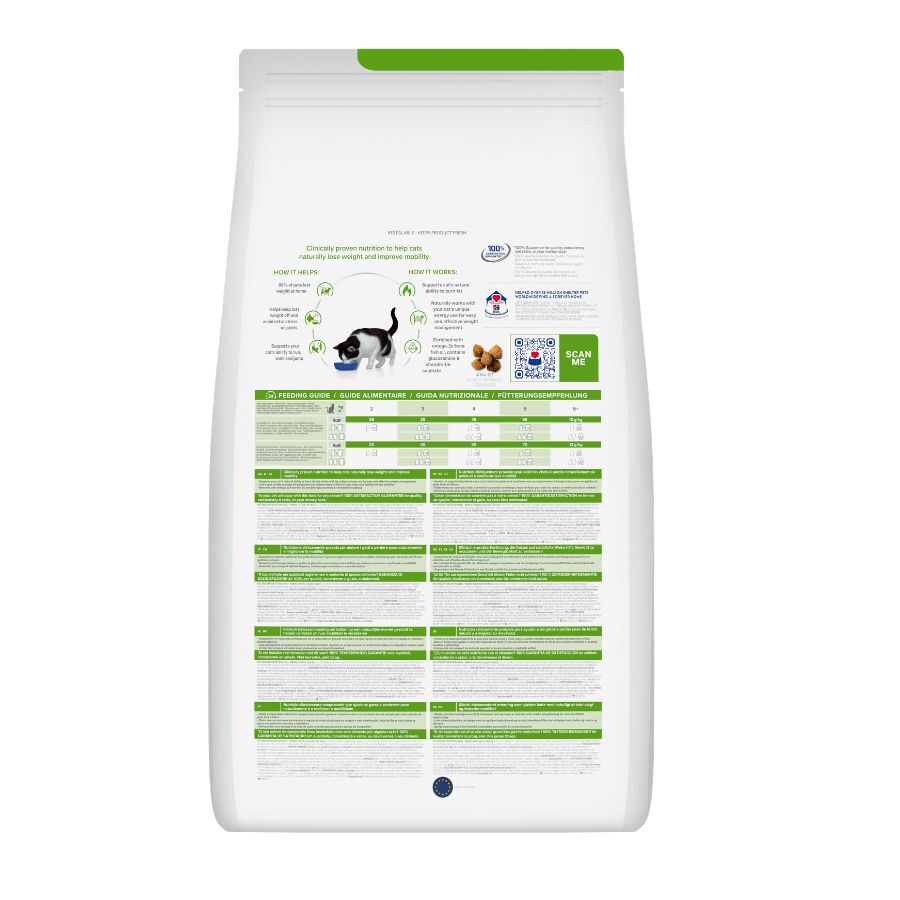 8 kg Hill's Prescription Diet Metabolic + Mobility Ra&ccedil;&atilde;o de frango para gatos, , large Imagem n&uacute;mero 3