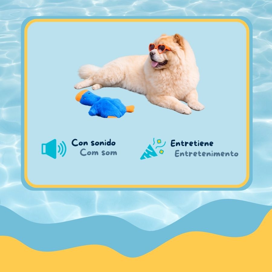 Summer Vibes Dolce Vita Skinny Duck Peluche para c&atilde;es, , large Imagem n&uacute;mero 3