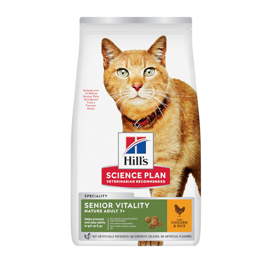 1.5 kg Hill's Science Plan Youthful Vitality Frango ra&ccedil;&atilde;o para gatos, , large Imagem n&uacute;mero 1