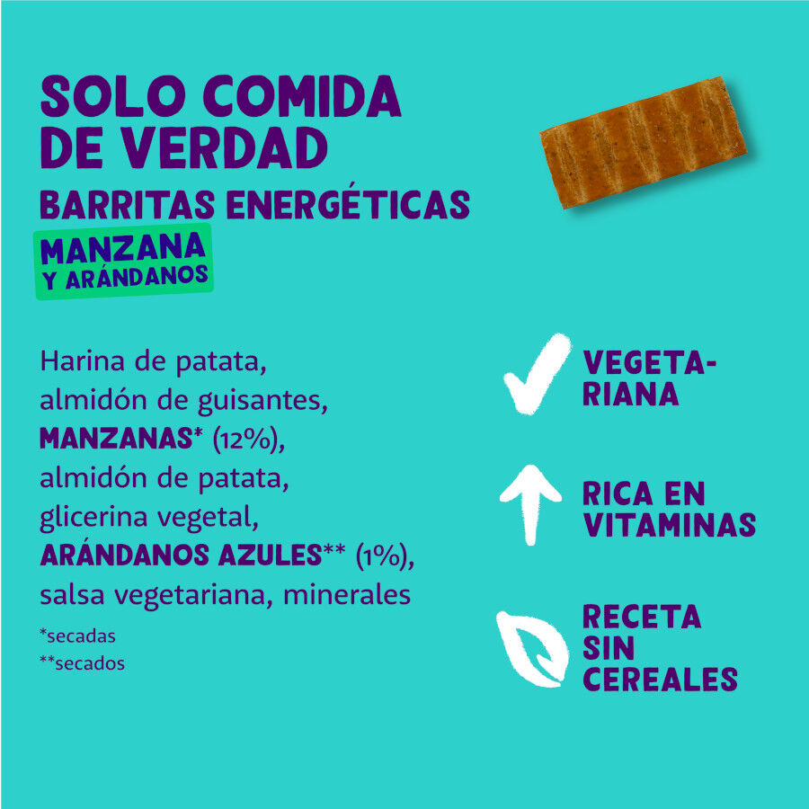 1 stick Edgard y Cooper sticks de Ma&ccedil;&atilde; e Mirtilos para c&atilde;es, , large Imagem n&uacute;mero 4