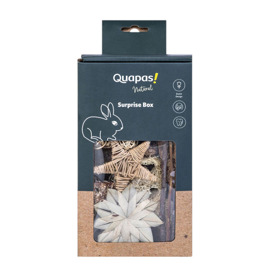 Quapas Nibble Caixa Presente Estrelas e Bolas Brinquedo para Roedores, , large Imagem n&uacute;mero 2