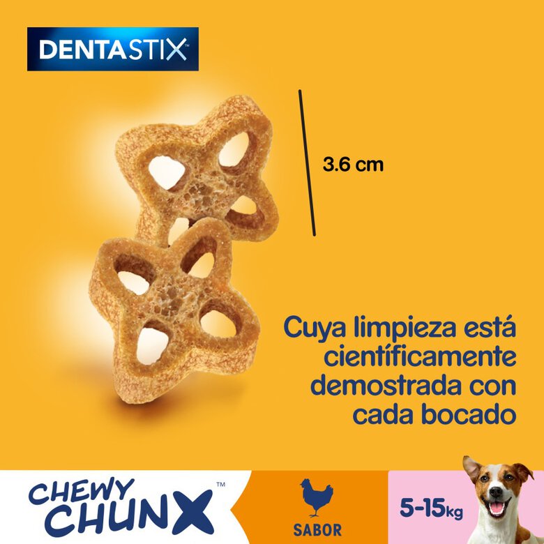 68 g Pedigree Dentastix Chewy Chunx Snacks Dentários Frango para Cães Pequenos,  Imagem número 2 68 g Pedigree Dentastix Chewy Chunx Snacks Dentários Frango para Cães Pequenos, , large Imagem número 2