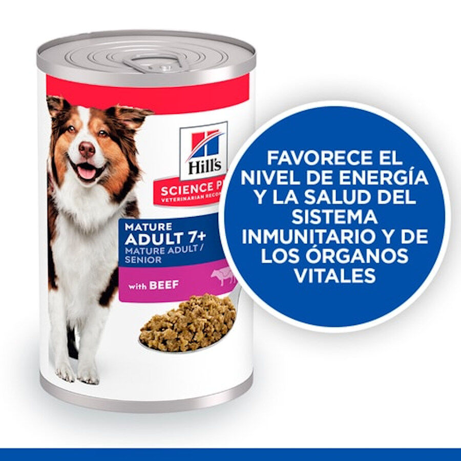 370 g Hill's Science Plan Mature Adult 7+ Carne de vaca em pat&eacute; em lata para c&atilde;es, , large Imagem n&uacute;mero 4