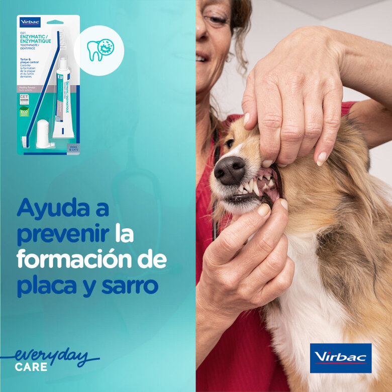 Virbac Kit Dentífrico Enzimático para cães C.E.T,  Imagem número 3 Virbac Kit Dentífrico Enzimático para cães C.E.T, , large Imagem número 3