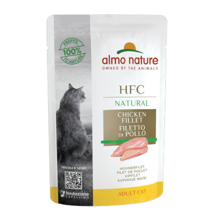 Almo Nature HFC Filete de Frango saquetas para gatos, , large image number null