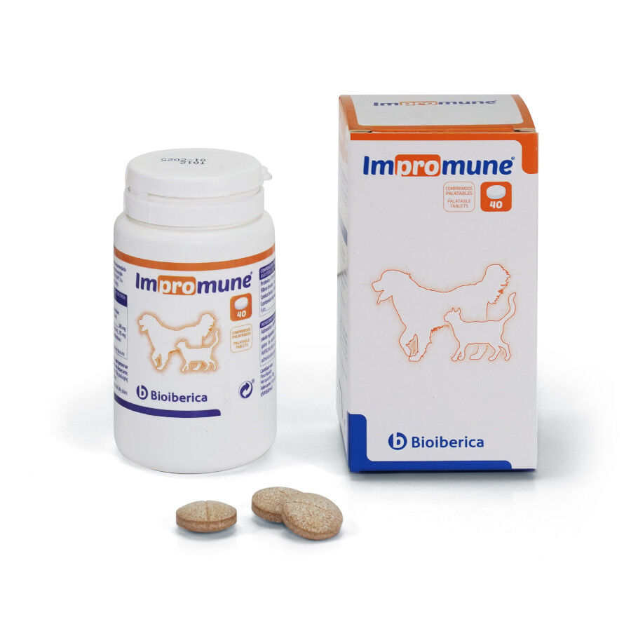 40 comprimidos Bioiberica Impromune Suplemento alimentar para c&atilde;es e gatos, , large Imagem n&uacute;mero 1