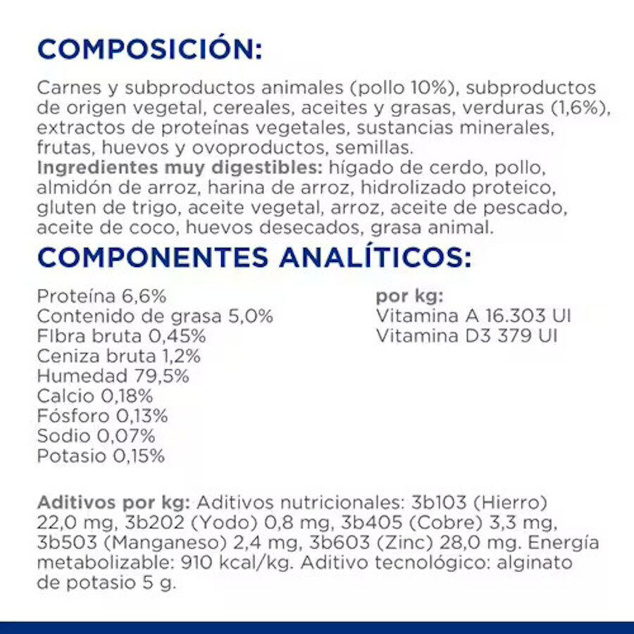 345 g Hill's Prescription Diet ON-Care Estufado de Frango e Legumes em lata para c&atilde;es, , large Imagem n&uacute;mero 5