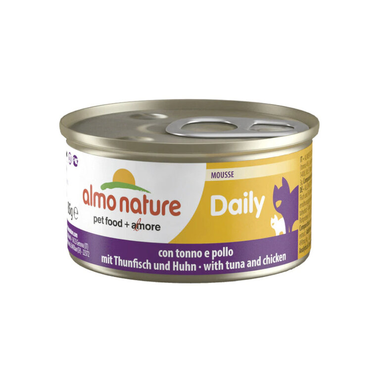 Almo Nature Daily Mousse Atum e Frango lata para gatos, , large image number null