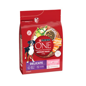Purina ONE Medium/Maxi Adult Salm&atilde;o Ra&ccedil;&atilde;o para c&atilde;es